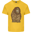 A Funny Owl Kids T-Shirt Childrens Yellow