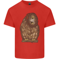 A Funny Owl Mens Cotton T-Shirt Tee Top Red