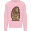 A Funny Owl Mens Sweatshirt Jumper Light Pink