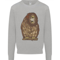 A Funny Owl Mens Sweatshirt Jumper Sports Grey