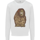 A Funny Owl Mens Sweatshirt Jumper White
