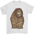 A Funny Owl Mens T-Shirt 100% Cotton White