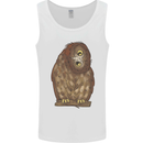 A Funny Owl Mens Vest Tank Top White