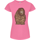 A Funny Owl Womens Petite Cut T-Shirt Azalea