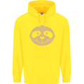 A Funny Sloth Face Childrens Kids Hoodie Yellow