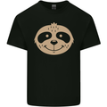 A Funny Sloth Face Kids T-Shirt Childrens Black