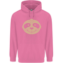 A Funny Sloth Face Mens 80% Cotton Hoodie Azelea
