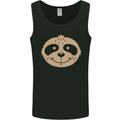 A Funny Sloth Face Mens Vest Tank Top Black