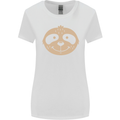 A Funny Sloth Face Womens Wider Cut T-Shirt White