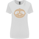 A Funny Sloth Face Womens Wider Cut T-Shirt White