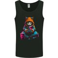 A Gaming Cat Cool Gamer Video Games Mens Vest Tank Top Black