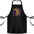 A Geometric Chameleon Cotton Apron 100% Organic Black