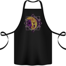 A Geometric Chameleon Cotton Apron 100% Organic Black