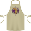 A Geometric Chameleon Cotton Apron 100% Organic Khaki