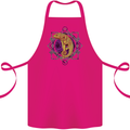 A Geometric Chameleon Cotton Apron 100% Organic Pink