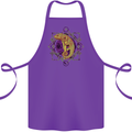 A Geometric Chameleon Cotton Apron 100% Organic Purple
