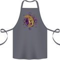 A Geometric Chameleon Cotton Apron 100% Organic Steel