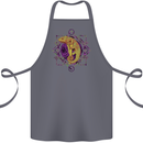 A Geometric Chameleon Cotton Apron 100% Organic Steel