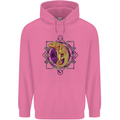 A Geometric Chameleon Mens 80% Cotton Hoodie Azelea