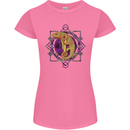 A Geometric Chameleon Womens Petite Cut T-Shirt Azalea