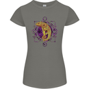 A Geometric Chameleon Womens Petite Cut T-Shirt Charcoal