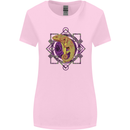 A Geometric Chameleon Womens Wider Cut T-Shirt Light Pink