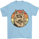 A German Shepherd Dad Mens T-Shirt 100% Cotton Light Blue