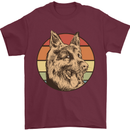 A German Shepherd Dad Mens T-Shirt 100% Cotton Maroon
