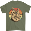 A German Shepherd Dad Mens T-Shirt 100% Cotton Military Green