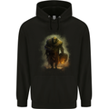 A Giant Fantasy Ork Mens 80% Cotton Hoodie Black