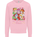 A Girl Who Loves Elves Christmas Anime Xmas Kids Sweatshirt Jumper Light Pink