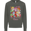 A Girl Who Loves Elves Christmas Anime Xmas Kids Sweatshirt Jumper Storm Grey