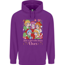 A Girl Who Loves Elves Christmas Anime Xmas Mens 80% Cotton Hoodie Purple