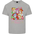 A Girl Who Loves Elves Christmas Anime Xmas Mens Cotton T-Shirt Tee Top Sports Grey