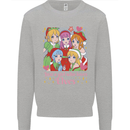 A Girl Who Loves Elves Christmas Anime Xmas Mens Sweatshirt Jumper Sports Grey