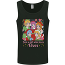 A Girl Who Loves Elves Christmas Anime Xmas Mens Vest Tank Top Black