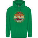 A Girl Who Loves Paddleboarding and Dogs Childrens Kids Hoodie Irish Green