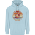A Girl Who Loves Paddleboarding and Dogs Childrens Kids Hoodie Light Blue