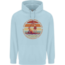 A Girl Who Loves Paddleboarding and Dogs Childrens Kids Hoodie Light Blue