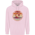 A Girl Who Loves Paddleboarding and Dogs Childrens Kids Hoodie Light Pink