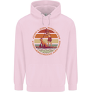 A Girl Who Loves Paddleboarding and Dogs Childrens Kids Hoodie Light Pink