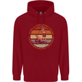 A Girl Who Loves Paddleboarding and Dogs Childrens Kids Hoodie Red