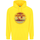 A Girl Who Loves Paddleboarding and Dogs Childrens Kids Hoodie Yellow