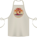 A Girl Who Loves Paddleboarding and Dogs Cotton Apron 100% Organic Natural
