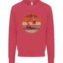 A Girl Who Loves Paddleboarding and Dogs Kids Sweatshirt Jumper Heliconia