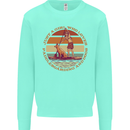 A Girl Who Loves Paddleboarding and Dogs Kids Sweatshirt Jumper Peppermint