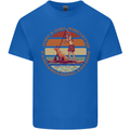 A Girl Who Loves Paddleboarding and Dogs Kids T-Shirt Childrens Royal Blue