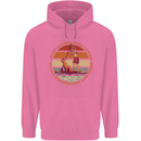 A Girl Who Loves Paddleboarding and Dogs Mens 80% Cotton Hoodie Azelea