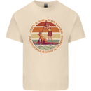 A Girl Who Loves Paddleboarding and Dogs Mens Cotton T-Shirt Tee Top Natural