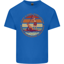 A Girl Who Loves Paddleboarding and Dogs Mens Cotton T-Shirt Tee Top Royal Blue